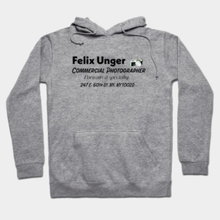 Felix Unger Odd Couple Business Logo Hoodie