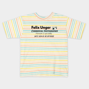 Felix Unger Odd Couple Business Logo Kids T-Shirt