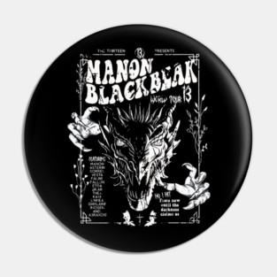 Book Vintage Dragon Pin