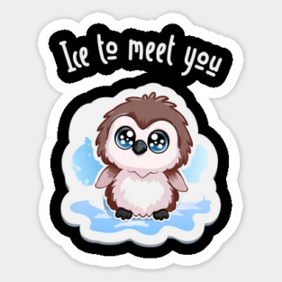 Ice to Meet You Penguin Magnet