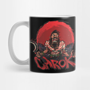 Carok Fight T-Shirt - Traditional Heritage Warrior Theme Mug
