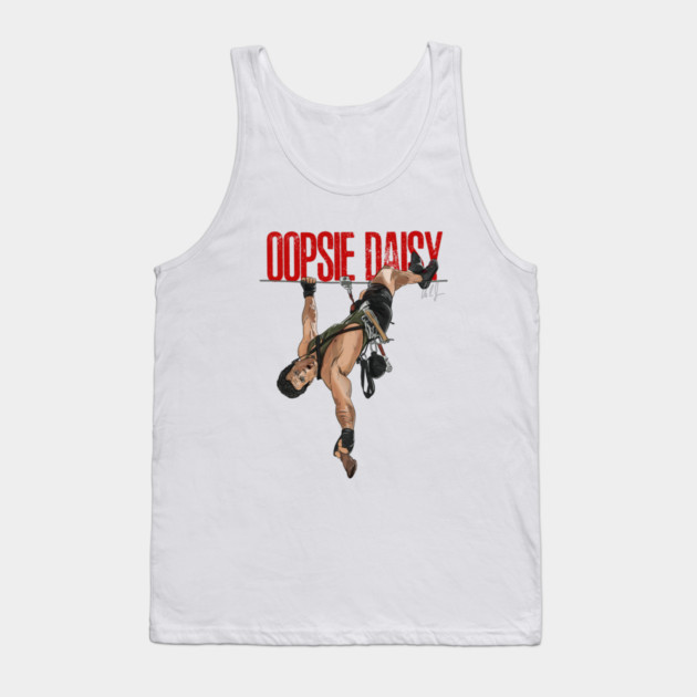 Cliffhanger: Oopsie Daisy Tank Top by 51Deesigns