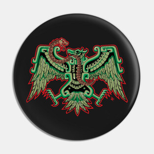 Aguila Azteca Pin