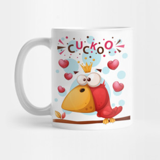 Funny Cuckoo Bird T-Shirt - Quirky and Hilarious Wildlife Tee Mug