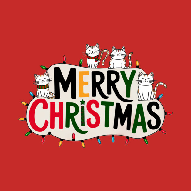 Merry Christmas Cats by Pete the Cat Guy