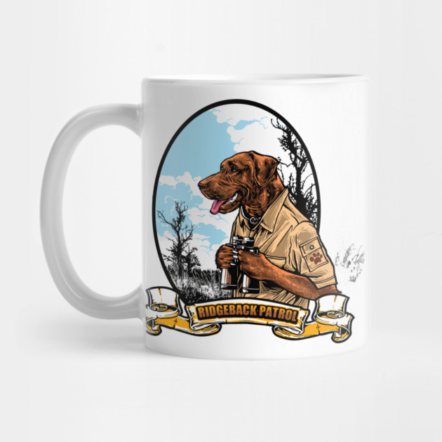 Ridgeback Patrol T-Shirt - Loyal Guardian Dog Lover Apparel by Urbanprint