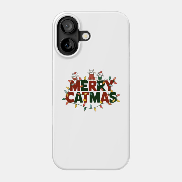 Merry Catmas Phone Case by Pete the Cat Guy