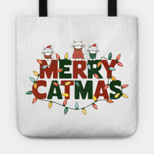 Merry Catmas Tote