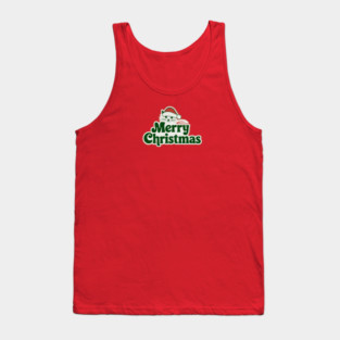 Merry Christmas Cat Tank Top