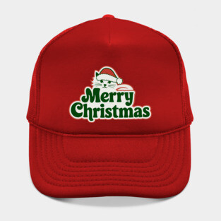 Merry Christmas Cat Hat