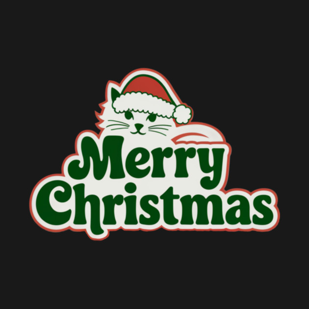 Merry Christmas Cat by Pete the Cat Guy