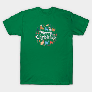 Merry Christmas Cats T-Shirt