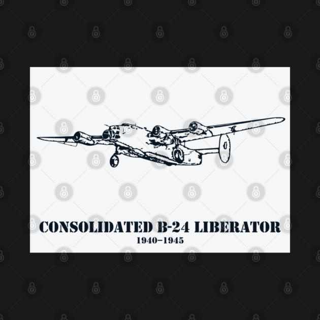 Consolidated B-24 Liberator WWII American Heavy Bomber by Lakeric