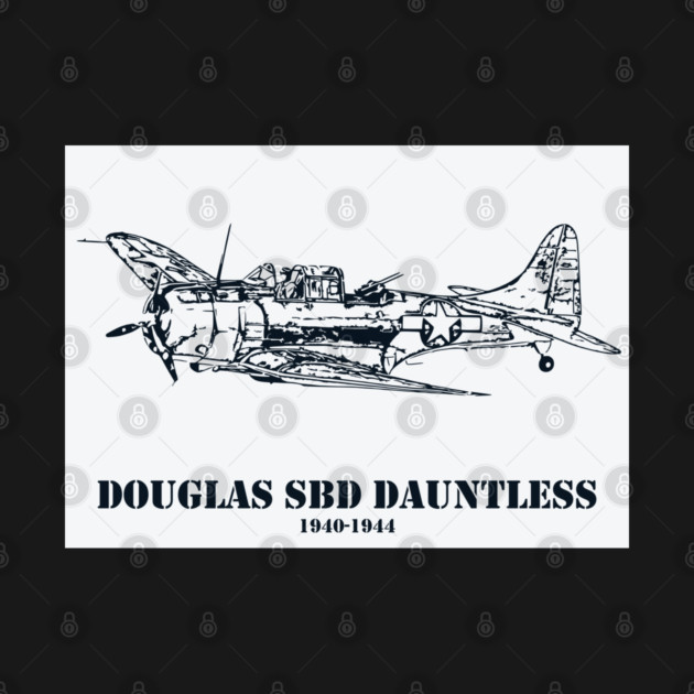 Douglas SBD Dauntless WWII Dive Bomber by Lakeric