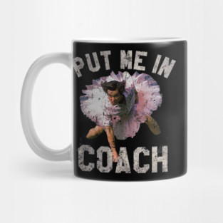 Distressed Put Me In Coach Mug