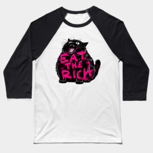Eat The Rich Baseball T-Shirt
