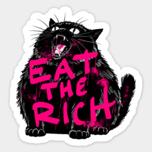Eat The Rich Sticker