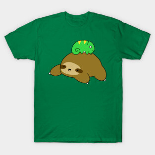 Sloth and Little Chameleon T-Shirt
