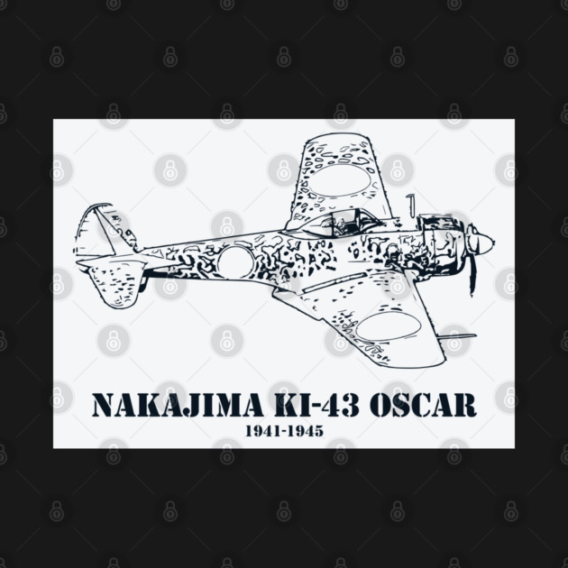 Nakajima Ki-43 Oscar WWII Japanese Fighter by Lakeric