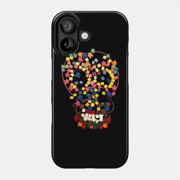 5yo's Board Game Mosaic - Sugar Skull Phone Case by Board Game Blitz
