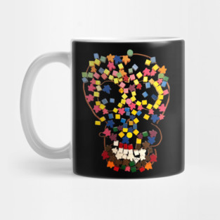 5yo's Board Game Mosaic - Sugar Skull Mug