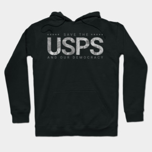 gray save the usps Hoodie
