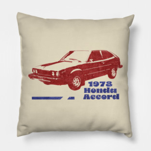 1978 Honda Accord, vintage automotive car Pillow