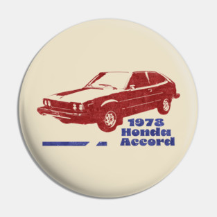 1978 Honda Accord, vintage automotive car Pin