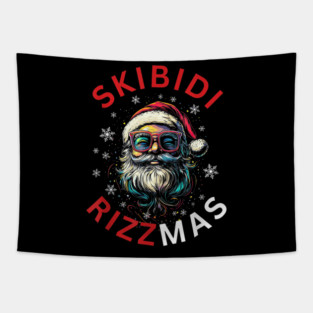 Skibidi Rizzmas Long Sleeve Tapestry