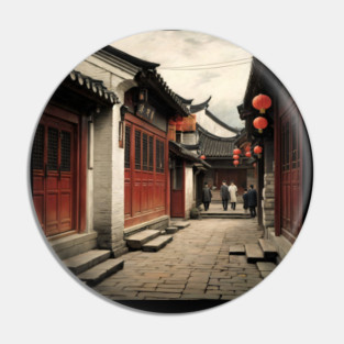 Classic Village Like China Town Pin
