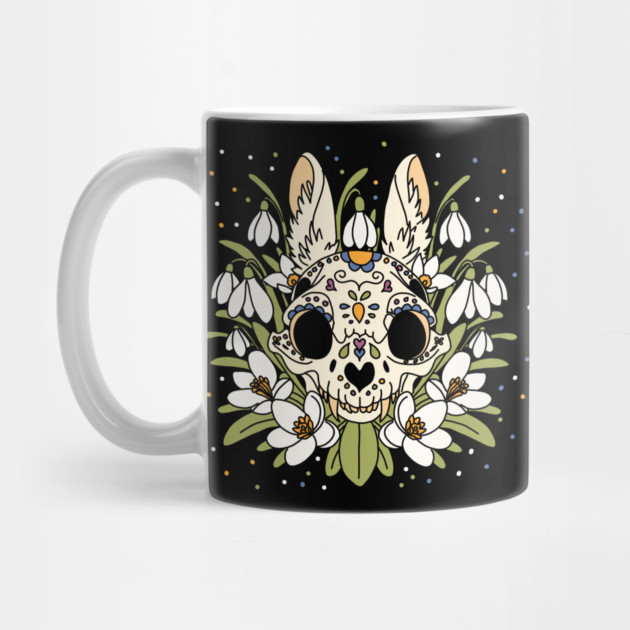 January's Snowdrop & Rabbit Skull by H. R. Sinclair