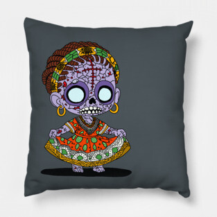 Cute Angolan Zombie Pillow