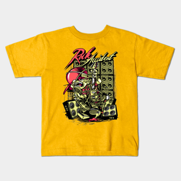 Rock Accident Concert T-Shirt - Bold Rock Music Design Kids T-Shirt by Urbanprint