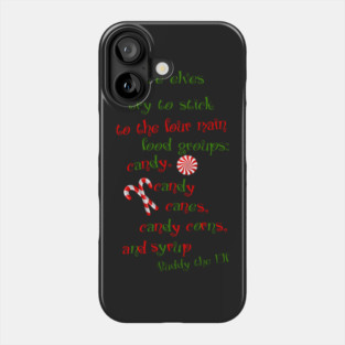 Four Food groups of Elves Phone Case