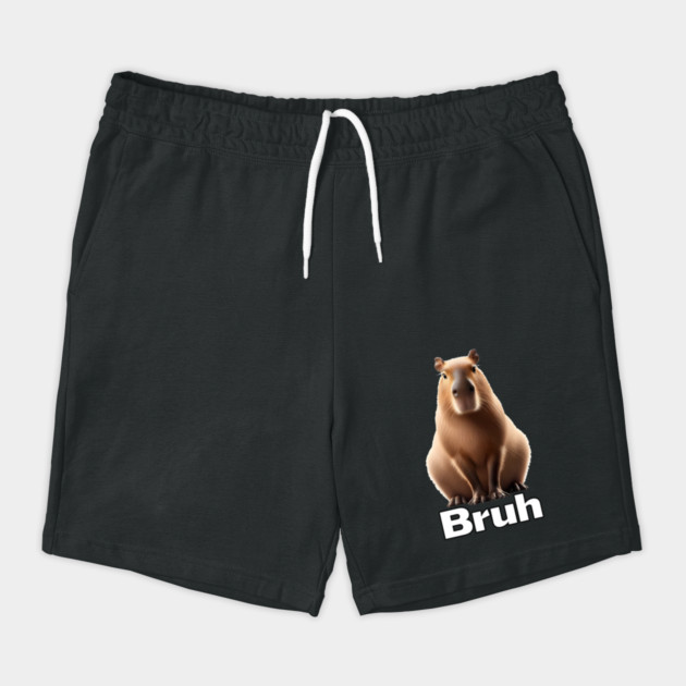 Funny Capybara Bruh trendy meme design by Luxinda