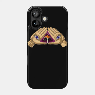 Magic Mushrooms Psychedelic Illuminati Phone Case