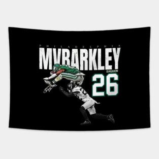 MVP Barkley Saquon #26 Football Cartoon Tapestry