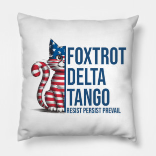 Foxtrot-Delta-Tango Pillow