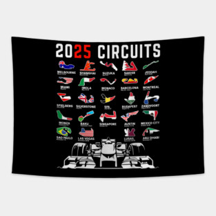 2025 Formula Racing Tapestry