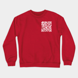 Fuck-You-QR-Code Crewneck Sweatshirt