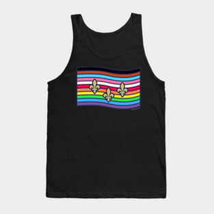 New Orleans City Pride Flag Tank Top