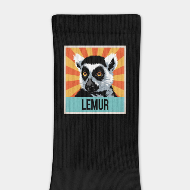 Lemur Illustration, Perfect for Animal Lovers by Pixel Threads 