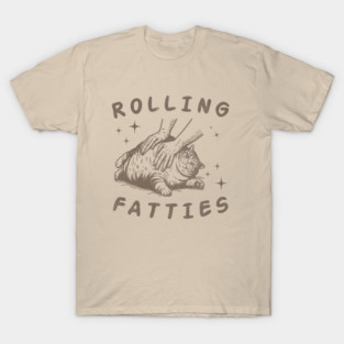 Fatties Cat//Rolling Thunder T-Shirt