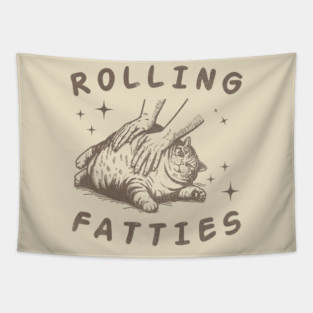 Fatties Cat//Rolling Thunder Tapestry