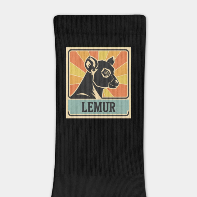 Lemur Illustration, Perfect for Animal Lovers by Pixel Threads 