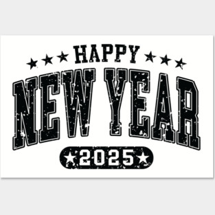 Happy New Year 2025 Posters and Art