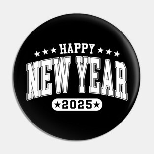 New Year 2025 Pin