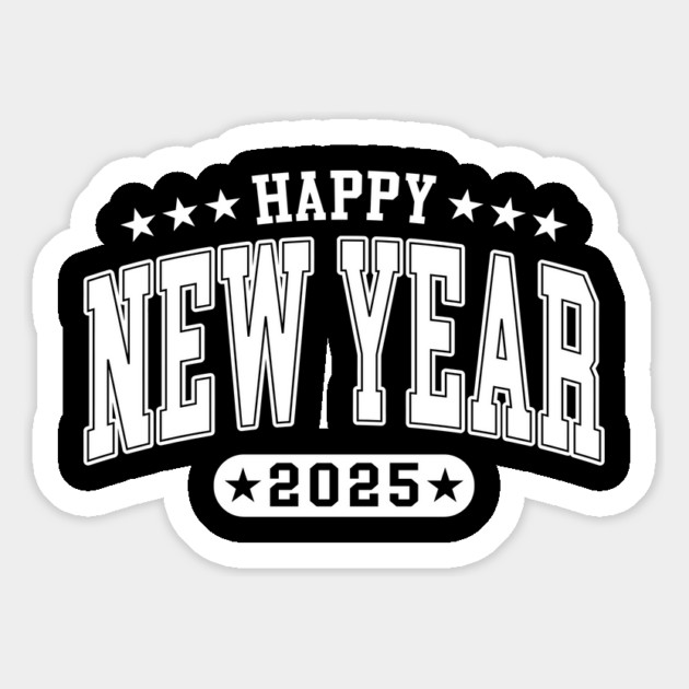 New Year 2025 Magnet by UrbanLifeApparel