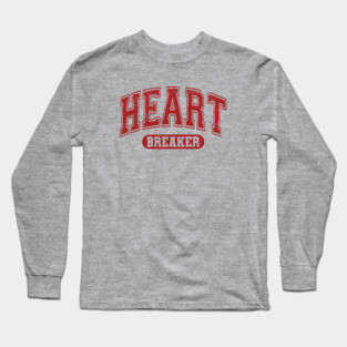 Heartbreaker Valentine's Day Varsity Long Sleeve T-Shirt