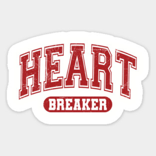 Heartbreaker Valentine's Day Varsity Magnet